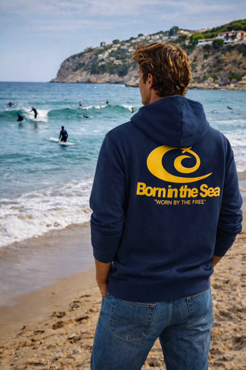 Hoodie / The Barrel / Navy